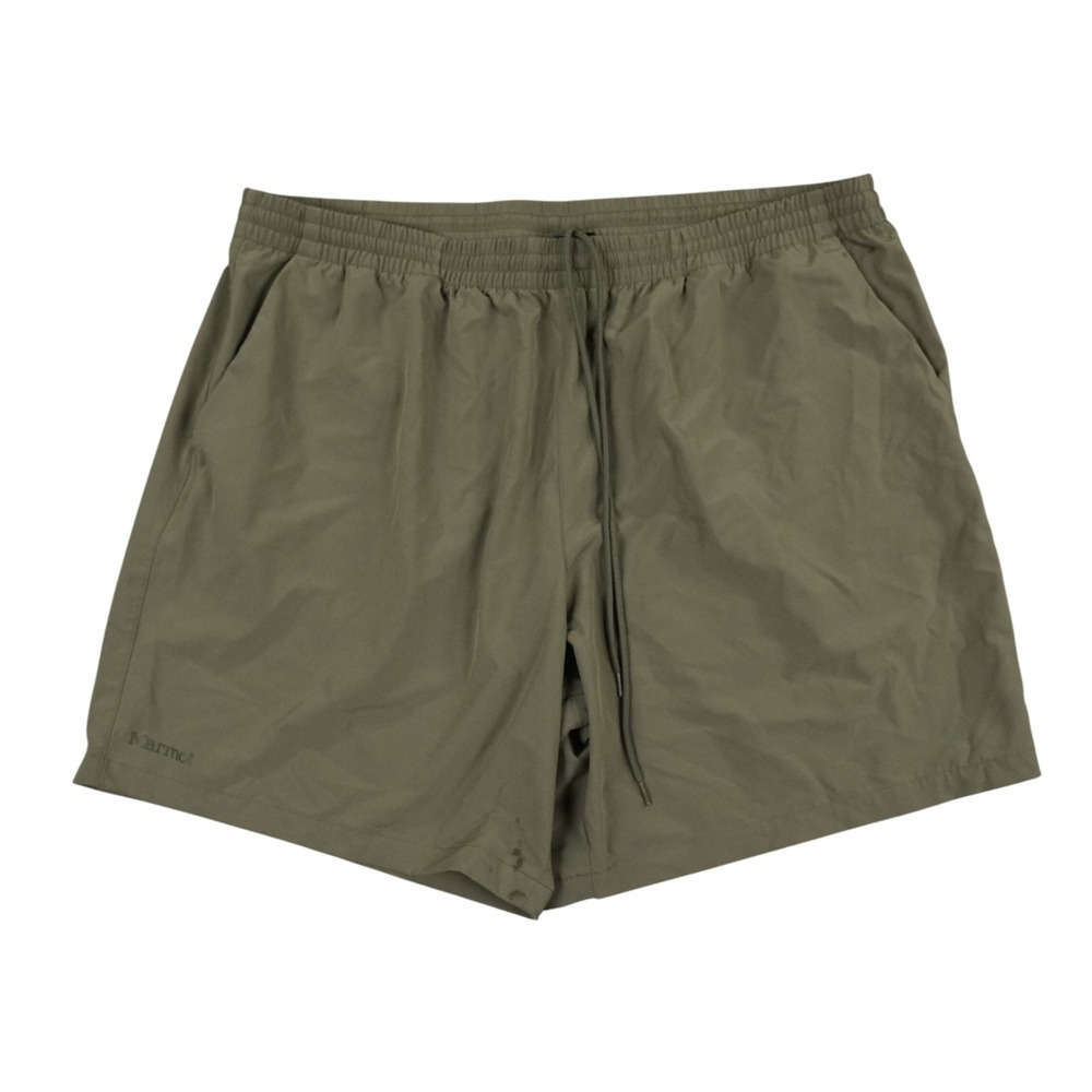 Marmot Active Elche Shorts Men XXL Olive Green Hiking Outdoor Utility Stretch